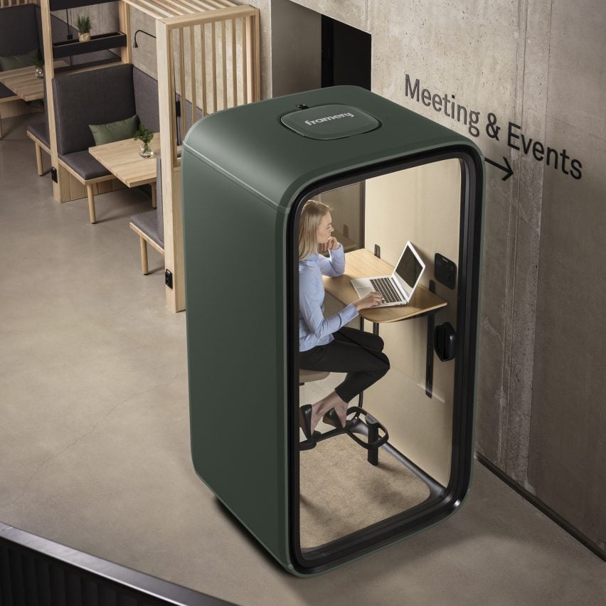 Framery office pods for focused work