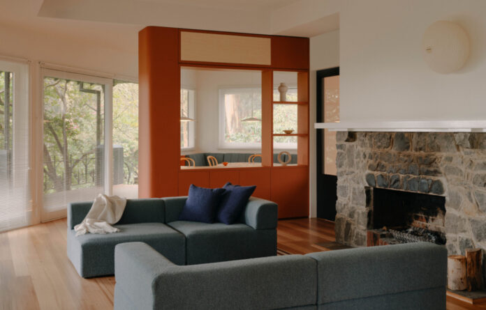 A Luscious Clay-Coloured Kitchen For A Family Home In The Dandenongs