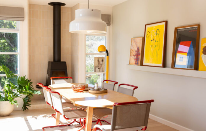 A Family’s Classic Mid-Century Beach House, Playfully Reimagined