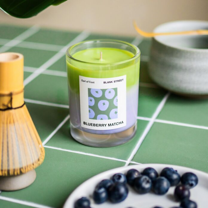 Cult coffee shop Blank Street has turned its viral Blueberry Matcha drink into a candle – and it's already selling out