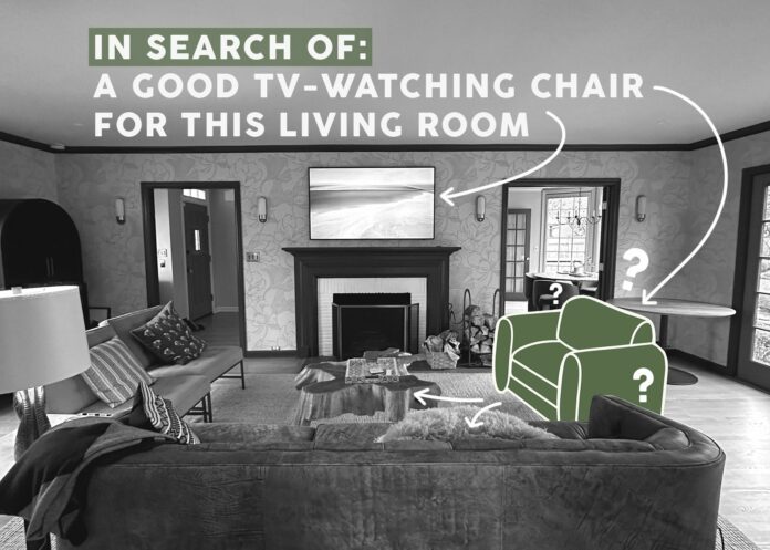 Great TV Watching Chairs If Your Sofa Faces Your TV In Your Living Room And You Need To Sit Sideways (And You Don’t Want A Swivel Chair)