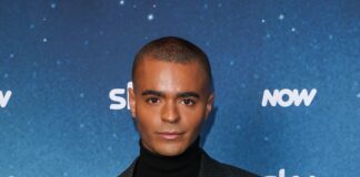 Strictly’s Layton Williams debuts a wallpapered ceiling in his kitchen – it's a bold injection of colour and pattern