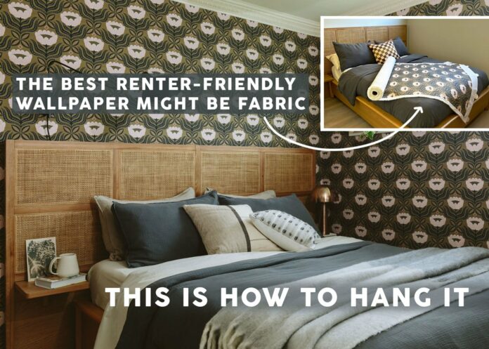 Here’s The Step By Step Of How To Use Fabric As Wallpaper…It’s WALLFabric, Y’all!