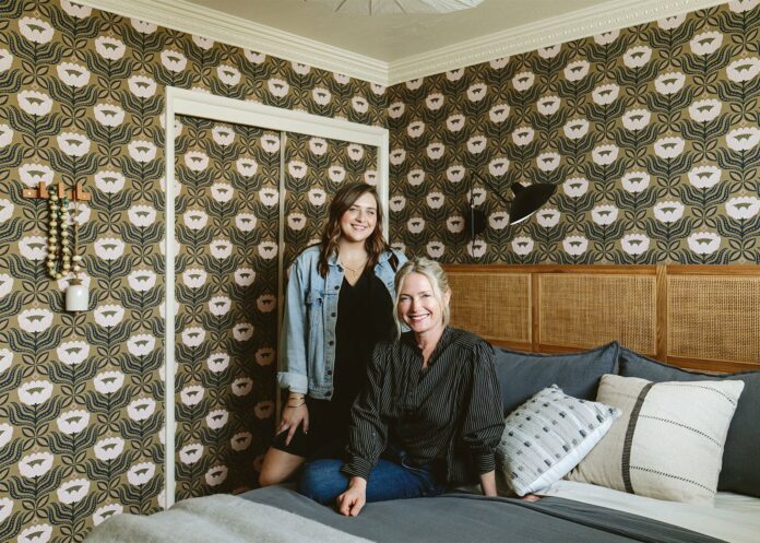 Gretchen’s First MOTO Reveal: A Tiny Bedroom Comes Alive With The Perfect Pieces From Article (And Fabric On The Walls??)