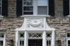 Gorgeous-front-door on a classic Philadelphia areas stone home.